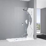 Voorbeeld van de muur stickers: La dame au sac (Thumb)